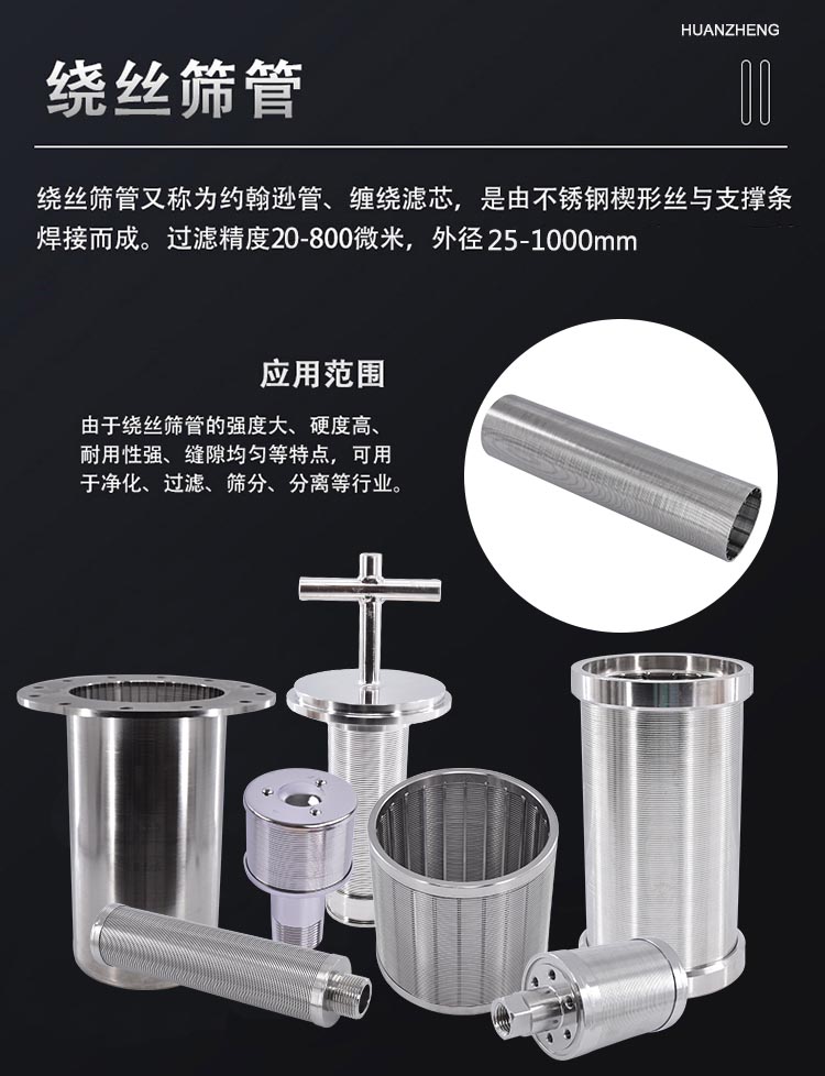 研磨机滤芯_http://www.hbhzfilter.com_不锈钢楔形丝筛网_第3张