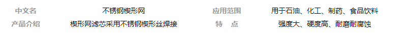 不锈钢楔形网滤芯的优势_http://www.hbhzfilter.com_新闻资讯_第1张